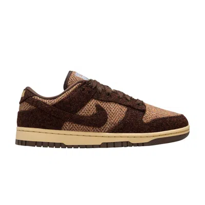 Pre-owned Nike Harris Tweed X Wmns Dunk Low 'sesame' | Brown | Women's Size 8