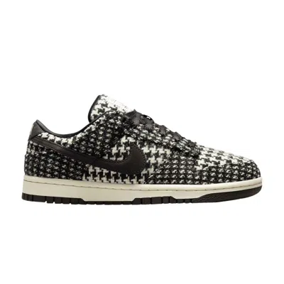 Pre-owned Nike Harris Tweed X Wmns Dunk Low 'white Black Multi' | Women's Size 10.5