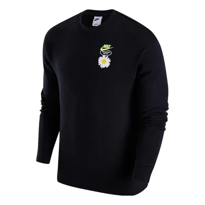 Nike Hbr Statement Sweater 'black White' In Blue