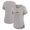 Nike San Diego Padres Knockout Team Stack  Women's Mlb T-shirt In Heather Charcoal