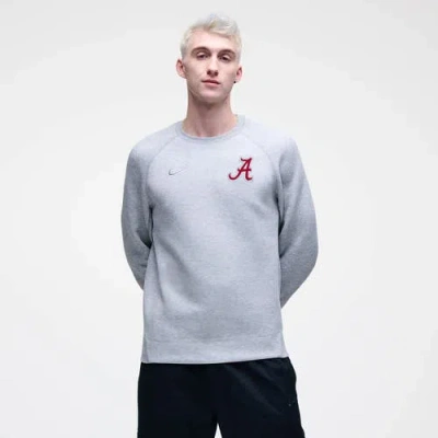 Nike Heather Gray Alabama Crimson Tide Tech Fleece Raglan Sweatshirt