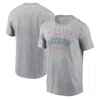 Nike Heather Gray Houston Astros Home Team Athletic Arch T-shirt In Heather Gray