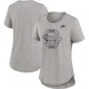 Nike Heather Gray Penn State Nittany Lions Legacy Tri-blend T-shirt In Heather Gray