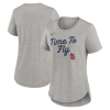 Nike Heather Gray St. Louis Cardinals Script Tri-blend T-shirt