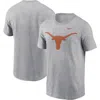 Nike Heather Gray Texas Longhorns Primetime Evergreen Logo T-shirt