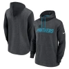 Nike Men's Heathered Charcoal/navy Tennessee Titans Surrey Legacy Pullover Hoodie In Heather Charcoal