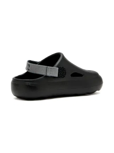 Nike Kids' Heel-strap Perforated Clogs In Black