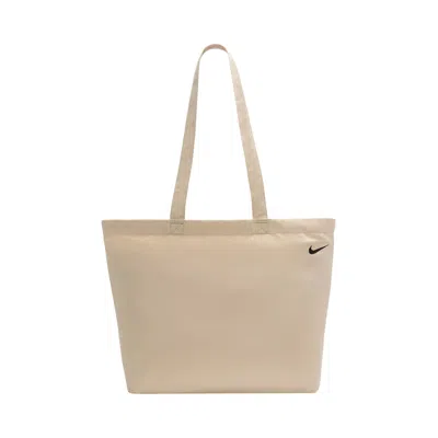 Pre-owned Nike Heritage 2.0 Tote Bag (22l) 'oatmeal/volt/black' | Tan | Men's Size Onesize In Brown