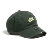 Nike 'heritage 86' Futura Washed Unisex Cap Green