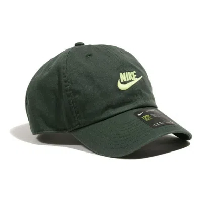Nike 'heritage 86' Futura Washed Unisex Cap Green