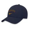 Nike Heritage 86 Wordmark Swoosh Mlb Milwaukee Brewers Adjustable Caps 'navy' In Blue