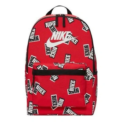 Nike Heritage All Over Print Backpack 'red'