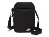 Nike Unisex Heritage Logo Graphic Crossbody Bag 4l In Black