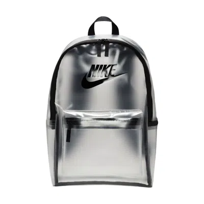 Pre-owned Nike Heritage Crystal Backpack 'clear/black/black' | Silver | Kid's Size Onesize