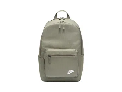 Pre-owned Nike Heritage Eugene 23l Backpack In Light Army/white