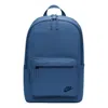 Nike Heritage Eugene Basic Small Logo Schoolbag Backpack One Size Unisex Navy Blue