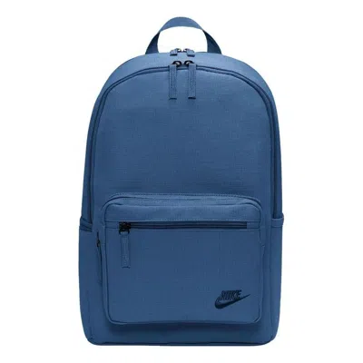 Nike Heritage Eugene Basic Small Logo Schoolbag Backpack One Size Unisex Navy Blue