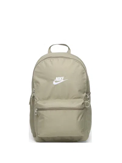 Nike Heritage Logo-print Backpack In Brown