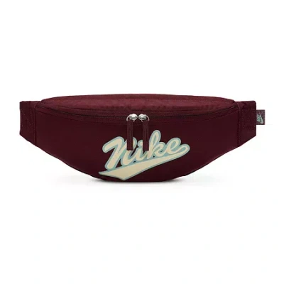 Nike Heritage Retro Waistpack In Burgundy