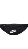 Nike Heritage Waistpack Bag In Black & White