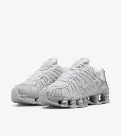 Pre-owned Nike Hf1065-094  Shox Tl Metallic Silver (women's) In White