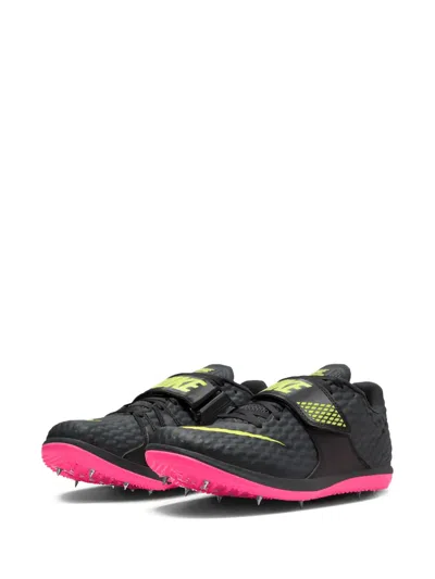 Nike High Jump Elite "anthracite/black/light Lemon Twist/fierce Pink" Sneakers