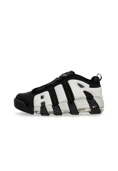 NIKE HIGH MAN SHOE AIR MORE UPTEMPO LOW BLACK/PHOTON DUST/METALLIC SILVER