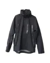 Nike High Neck Windbreaker In Black Polyester In Black