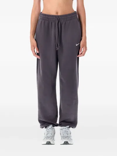Nike High Waist Joggers In Gray