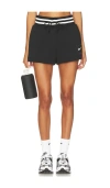 Nike High-waisted 2 Graphic Shorts In Black