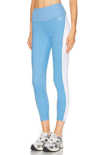 Nike High Waisted 7/8 Legging In Blue