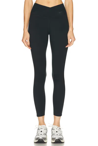 Nike High Waisted 7/8 Legging In Black