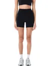 Nike High Waisted Biker Shorts In Black