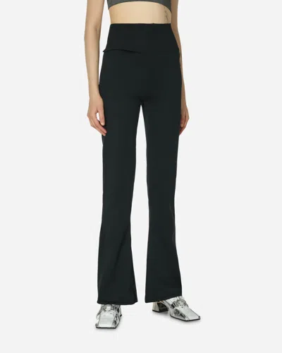 Nike High-waisted Flared Trousers In Black