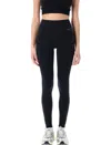 Nike Go High Waisted Cropped Leggings In Black