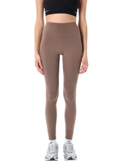 Nike High Waist Ankle Length Leggings In Brown