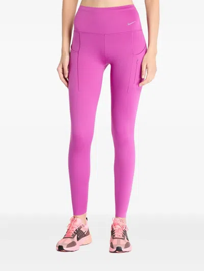 Nike High-waisted Pocket Leggings In Pink
