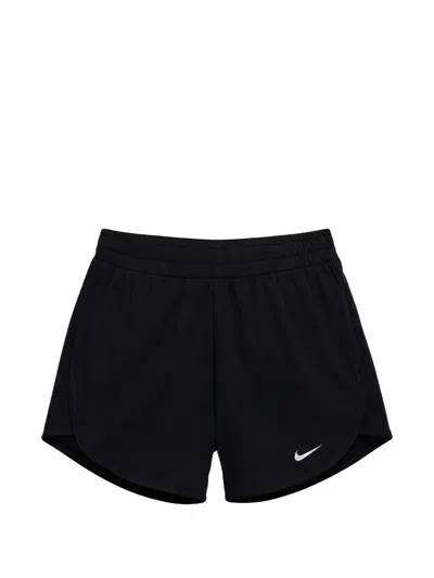 Nike Kids' High-waisted Training Shorts In Black