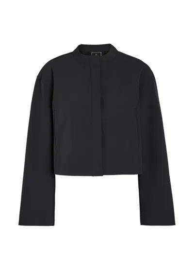 Nike High-neck Panelled Jacket In Black