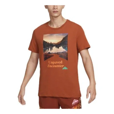 Nike Hike Trail Dri-fit T-shirt 'brown'