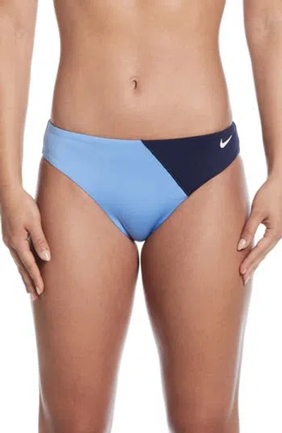 Nike Hipster Bikini Swim Bottom In Blue