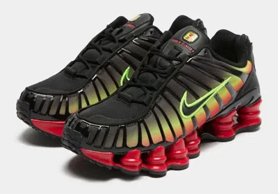 Pre-owned Nike Hj9609-001  Shox Tl Black And Volt (women's)