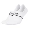Nike Home Sweat Absorbing Breathable Casual Boat Socks 2 Pairs White