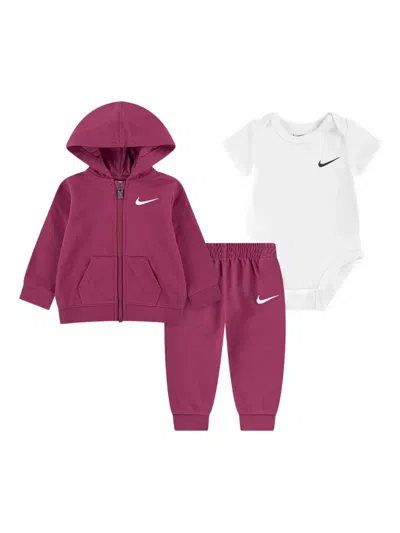 NIKE HOODED LOGO-DETAIL TRACKSUIT (SET OF THREE)