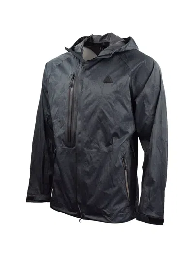 Nike Hooded Windbreaker Jacket In Gray