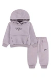 Nike Babies'  Hoodie & Joggers Set In Purple