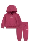 Nike Hoodie & Joggers Set In Pink