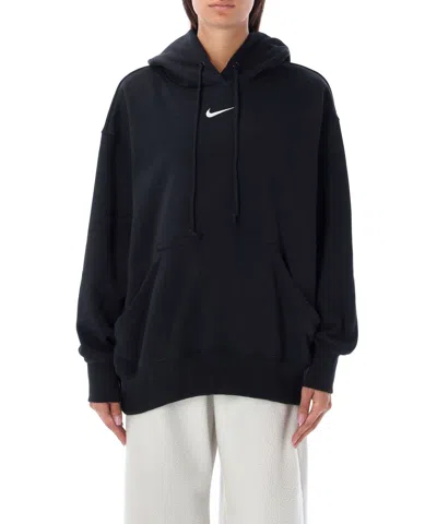 Nike Hoodie In Black/sail