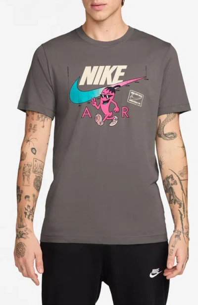 Nike Hot Soles Graphic T-shirt In Gray