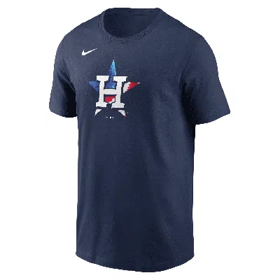 Nike Houston Astros Americana  Men's Mlb T-shirt In Blue